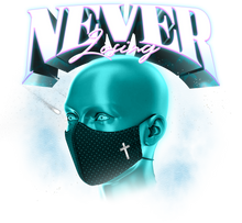 Load image into Gallery viewer, Masked Face - Ice Teal
